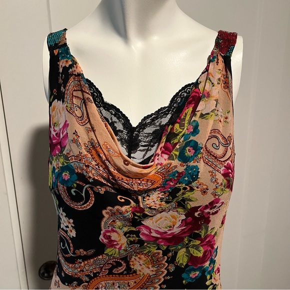 🌸 Vintage Y2K Floral Slip Dress 🌸 - Picture 4 of 4
